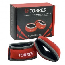 Утяжелители на запястье "TORRES 0,5 кг" арт.PL607605, эрг. форма, нейлон, металл. песок, красн-сер. Утяжелители на запястье "TORRES 0,5 кг" арт.PL607605, эрг. форма, нейлон, металл. песок, красн-сер.