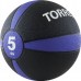 Медбол "TORRES 5 кг", арт.AL00225, резина, диаметр 23,8 см, черно-фиолетово-белый Медбол "TORRES 5 кг", арт.AL00225, резина, диаметр 23,8 см, черно-фиолетово-белый