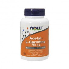 NOW Acetyl-L-Carnitine 750mg 90 таблеток NOW Acetyl-L-Carnitine 750mg 90 таблеток