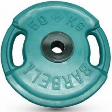 Диск BARBELL Евро-классик с хватами MB-PltCS-50 Диск BARBELL Евро-классик с хватами MB-PltCS-50