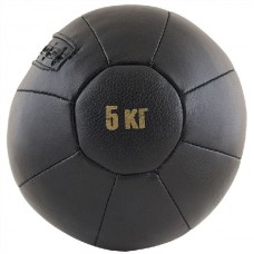 Медбол FS№5000, 5 кг, нат. кожа, наполнитель резиновая крошка, диам. 25 см, машинная сшивка, черный Медбол FS№5000, 5 кг, нат. кожа, наполнитель резиновая крошка, диам. 25 см, машинная сшивка, черный