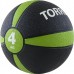 Медбол "TORRES 4 кг", арт.AL00224, резина, диаметр 21,9 см, черно-зелено-белый Медбол "TORRES 4 кг", арт.AL00224, резина, диаметр 21,9 см, черно-зелено-белый