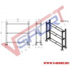 Стойка под блины и медболы KF304 1,72 м Стойка под блины и медболы KF304 1,72 м