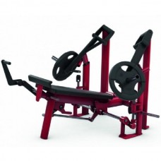 Жим от груди с отрицательным наклоном 12° с независимыми рычагами Gym80 Pure Kraft 4346 Жим от груди с отрицательным наклоном 12° с независимыми рычагами Gym80 Pure Kraft 4346