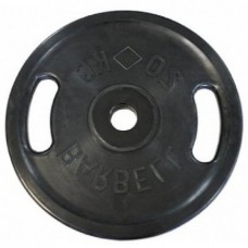 Диск BARBELL Евро-классик с хватами MB-PltBS-20 Диск BARBELL Евро-классик с хватами MB-PltBS-20