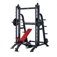 Машина Смита с противовесом и фиксируемой регулируемой скамьей Panatta SMITH MACHINE LINEAR BEARINGS FULL 1HP120F Машина Смита с противовесом и фиксируемой регулируемой скамьей Panatta SMITH MACHINE LINEAR BEARINGS FULL 1HP120F