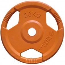 Диск BARBELL Евро-классик с хватами MB-PltCS-20 Диск BARBELL Евро-классик с хватами MB-PltCS-20