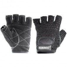 Перчатки для занятий спортом "TORRES" арт.PL6045S, р.S, хлопок, нат. замша, подбивка 6 мм, черные Перчатки для занятий спортом "TORRES" арт.PL6045S, р.S, хлопок, нат. замша, подбивка 6 мм, черные
