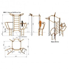 Станция Multifittness Gym MF4.3 Станция Multifittness Gym MF4.3