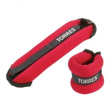 Утяжелители универсальные"TORRES 2 кг" арт.PL110182, эрг. форма,неопрен, металл. песок, красно-черны Утяжелители универсальные"TORRES 2 кг" арт.PL110182, эрг. форма,неопрен, металл. песок, красно-черны
