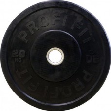 Диск для штанги каучуковый PROFI-FIT DSO-K51-20B Диск для штанги каучуковый PROFI-FIT DSO-K51-20B