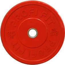 Диск для штанги каучуковый PROFI-FIT DSO-K51-25 Диск для штанги каучуковый PROFI-FIT DSO-K51-25