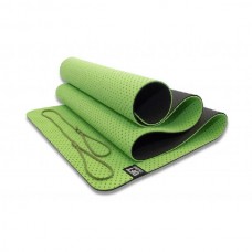 Мат для йоги 6 мм двухслойный перфорированный зеленый FT-YGM6-3DT-GREEN Мат для йоги 6 мм двухслойный перфорированный зеленый FT-YGM6-3DT-GREEN