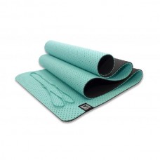 Мат для йоги 6 мм двухслойный перфорированный морская волна FT-YGM6-3DT-LAKEBLUE Мат для йоги 6 мм двухслойный перфорированный морская волна FT-YGM6-3DT-LAKEBLUE
