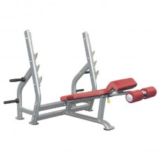 Олимпийская скамья с отрицательным наклоном, со стойками AeroFit IT7016 Олимпийская скамья с отрицательным наклоном, со стойками AeroFit IT7016