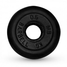 Диск BARBELL Стандарт MB-PltB26-0,5 Диск BARBELL Стандарт MB-PltB26-0,5