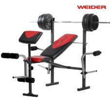 Силовая скамья со стойками и штангой WEIDER PRO 256 Силовая скамья со стойками и штангой WEIDER PRO 256