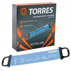 Эспандер "TORRES латексная лента", арт. AL0025, длина 72 см, шир.15 см, сопротивление 8 кг, голубой Эспандер "TORRES латексная лента", арт. AL0025, длина 72 см, шир.15 см, сопротивление 8 кг, голубой