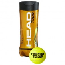 Мяч теннисный HEAD TOUR 3B,арт.570703, уп.3 шт,одобр.ITF,сукно,нат.резина,желтый Мяч теннисный HEAD TOUR 3B,арт.570703, уп.3 шт,одобр.ITF,сукно,нат.резина,желтый
