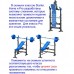 Скамья под штангу Leco Starter гп027403 Скамья под штангу Leco Starter гп027403