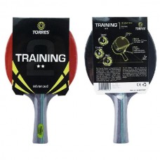 Ракетка для н/т TORRES Training 2*, арт.TT0006, для любителей, накладка 1,5 мм, конич. ручка Ракетка для н/т TORRES Training 2*, арт.TT0006, для любителей, накладка 1,5 мм, конич. ручка