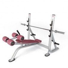 Олимпийская скамья с обратным наклоном Panatta OLYMPIC DECLINE BENCH 1FE206 Олимпийская скамья с обратным наклоном Panatta OLYMPIC DECLINE BENCH 1FE206